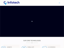 Tablet Screenshot of cvinfotech.com